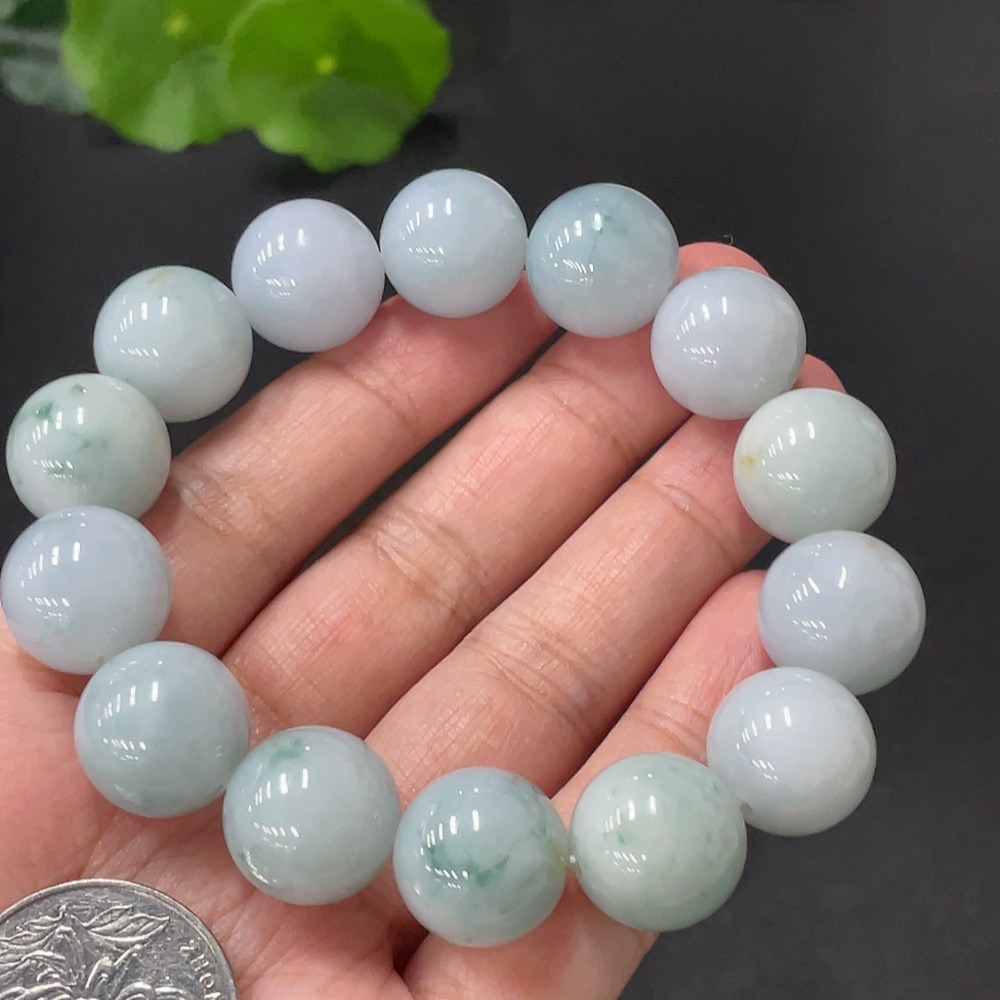F22545744 Jadeite Bracelet Approx.14.8mm Total Weight 77.782g