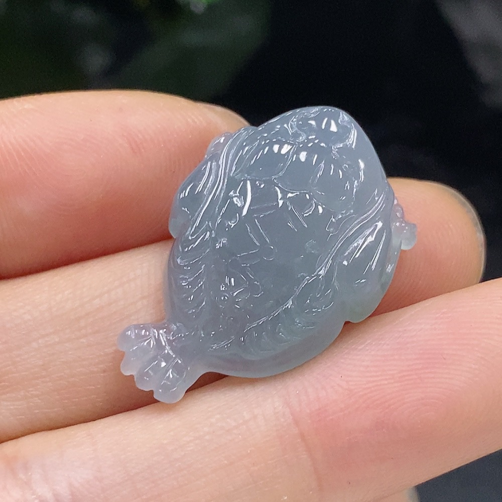 F25879882 Jadeite Pendant Three-Legged Golden Cicada Total Weight Approx. 5.18g