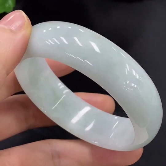 F28206348 Jadeite Round Bracelet Size 55.7 Total Weight Approx. 68.33g
