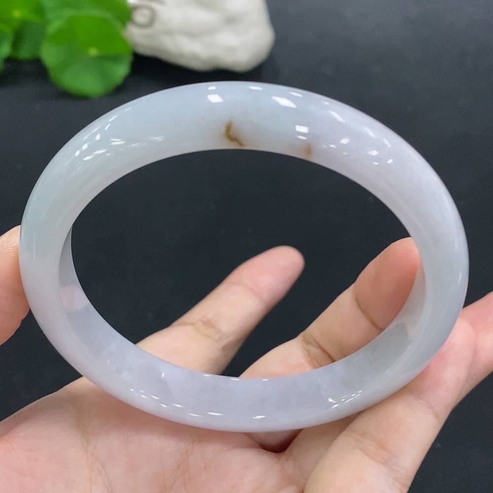F31622227 Jadeite Round Bangle Size 66 Total Weight Approximately 63.2g