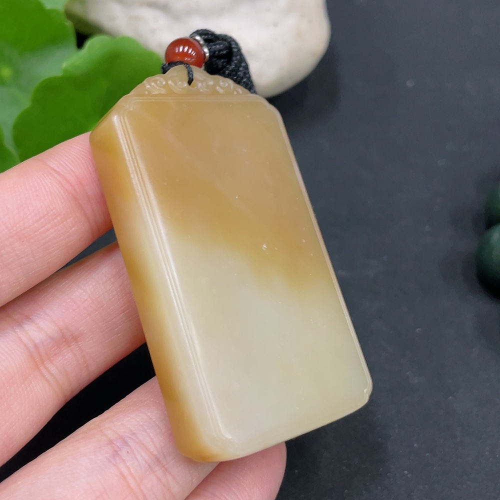 H34027561 Hetian Jade Pendant, Plain Pendant