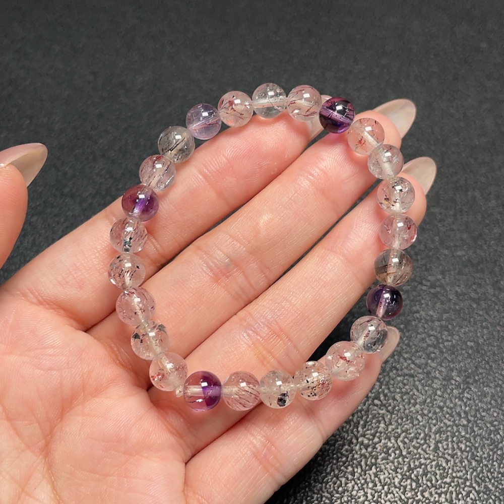 C34066899 Crystal Bracelet Total Weight Approx.12.61g Size About 7mm