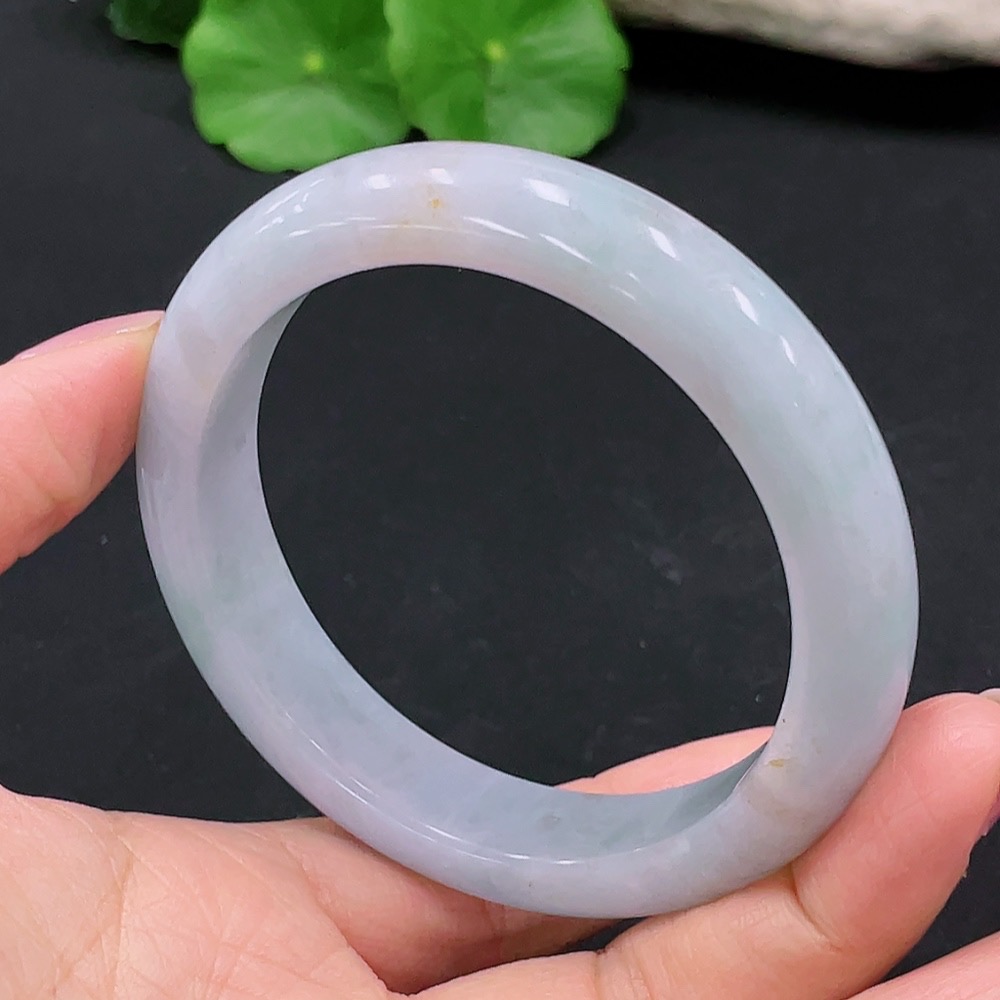 F23596538 Jadeite round bracelet, inner diameter 57.5, total weight 63.984g
