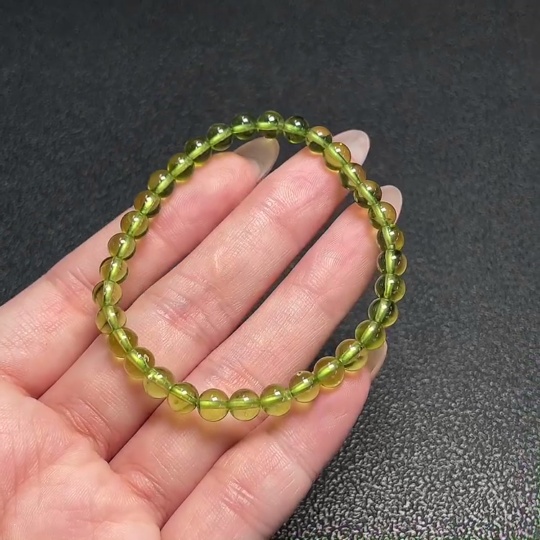 C34040632 Peridot Bracelet Total Weight Approx.8.5g Size 5.2mm