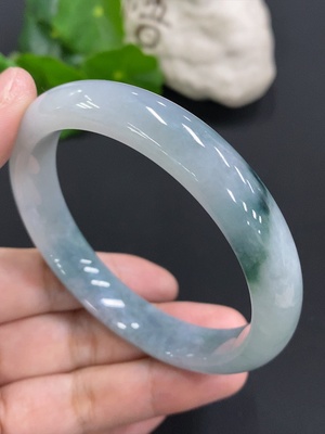 F34051246 Jadeite Round Bangle Size 59.4 Total Weight Approx. 53.1g
