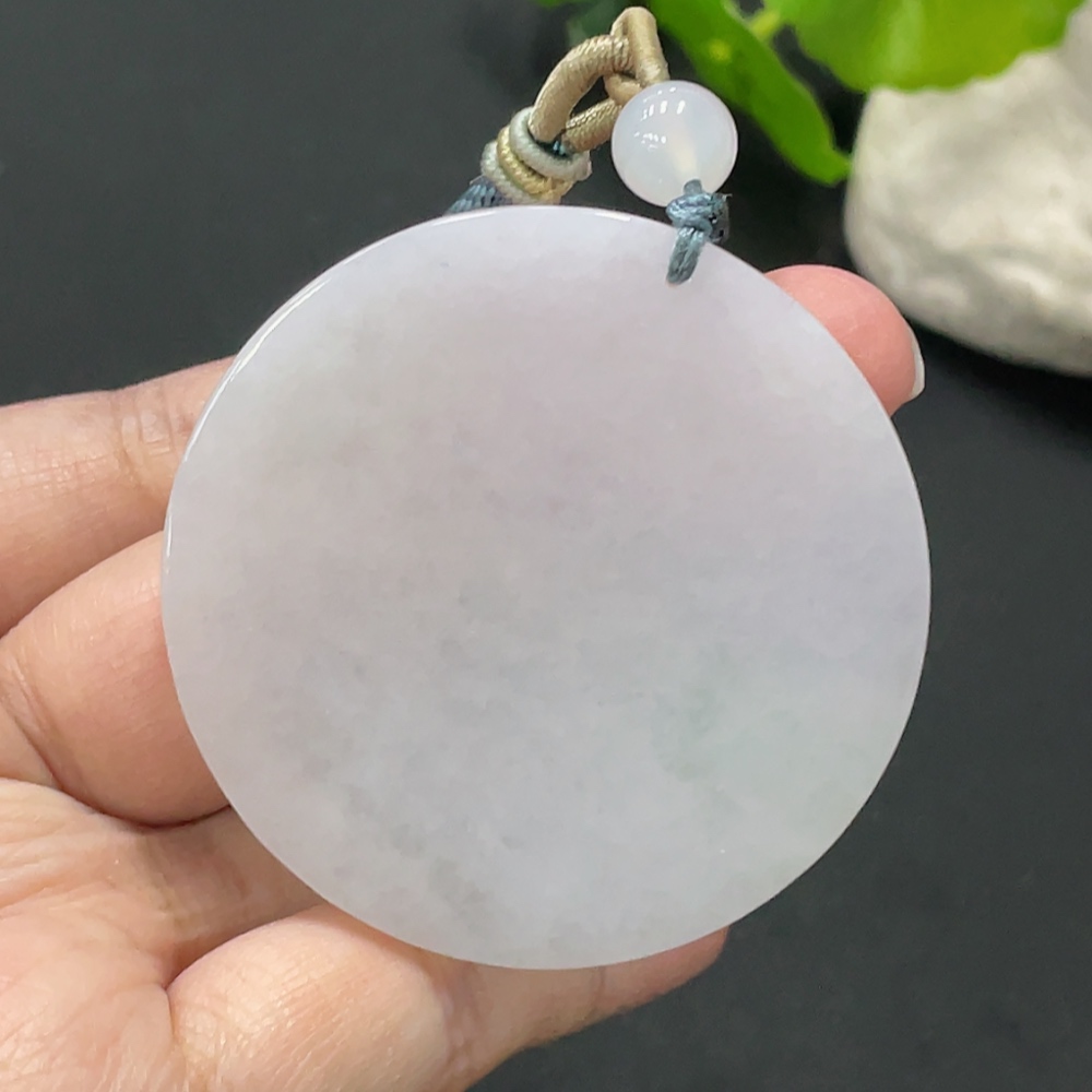 F35081500 Jadeite Plain Pendant Total Weight about 30.5g
