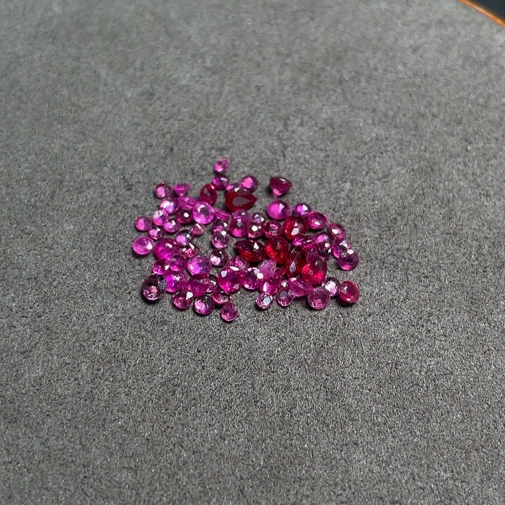 C34040475 Ruby Rough Stone Total Weight Approx. 6.50 Carats Sell as a Lot Qty 10+
