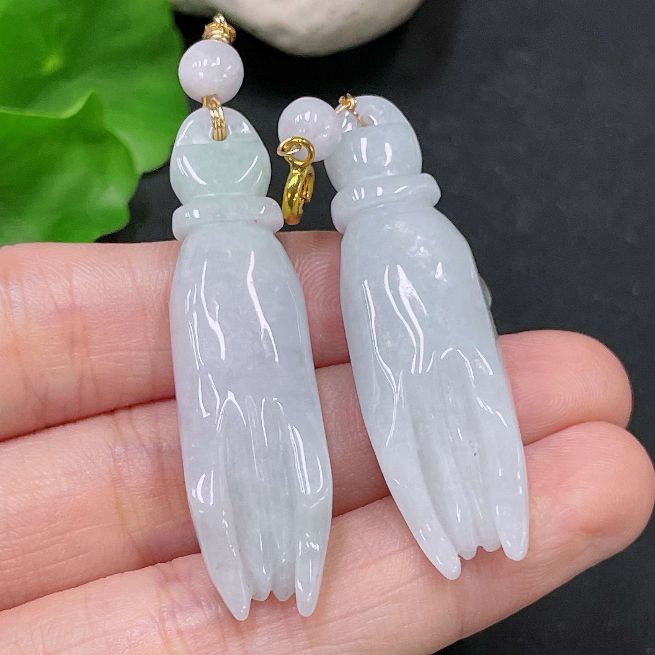 F33894171 Jadeite Pendants Sell as a Lot (Non-Gold Inlaid)