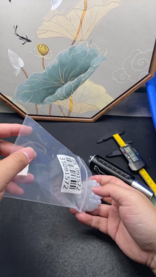 F35091572 Jadeite Grape Pendant Total Weight Approx. 61.93g