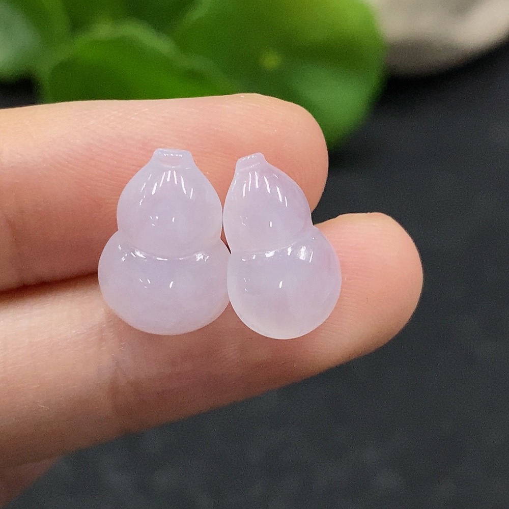 F34964548 Jadeite Gourd Inlaid Pieces Sell as a Lot