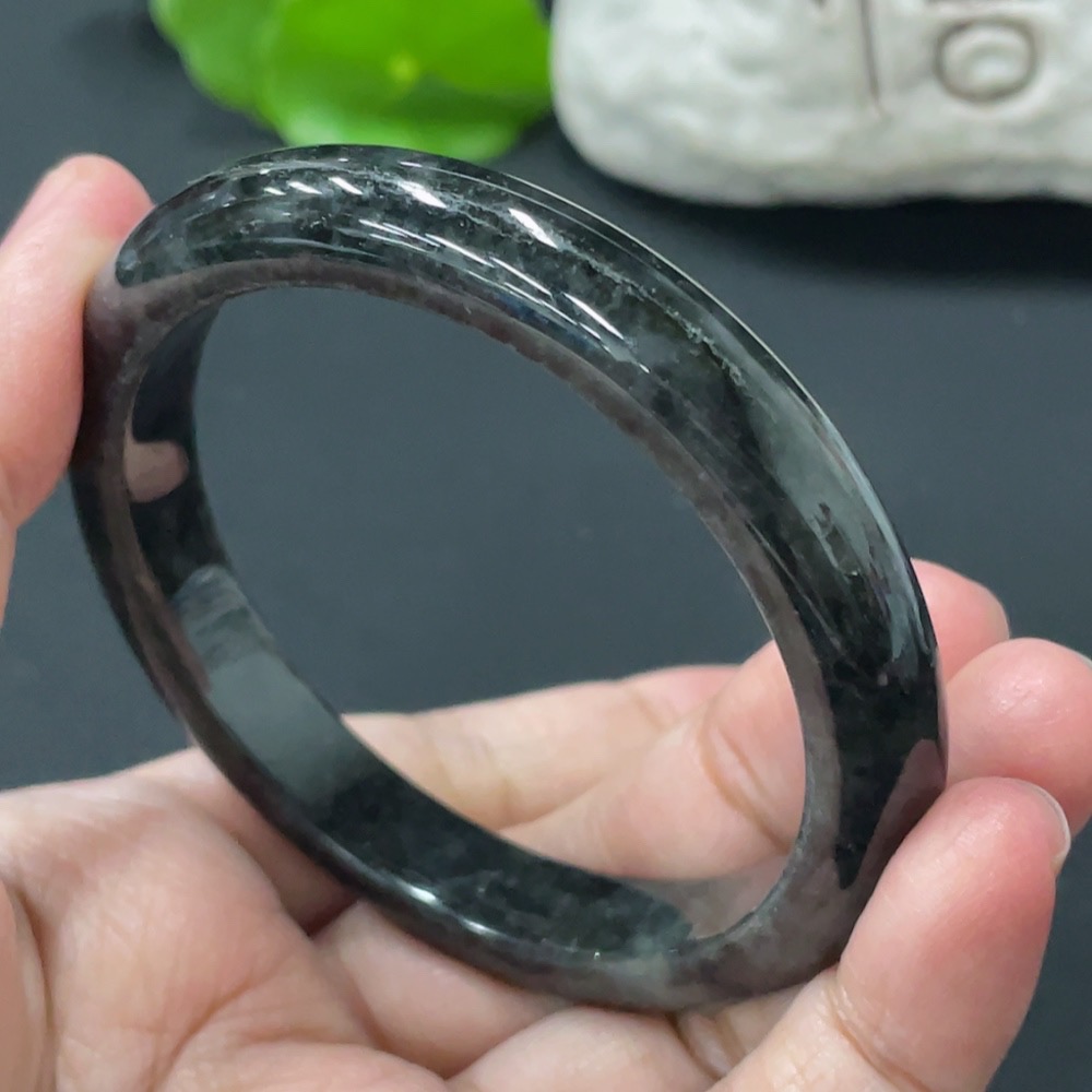 F29354084 Jadeite Round Bangle Total Weight Approx. 41.7g Size 55.7