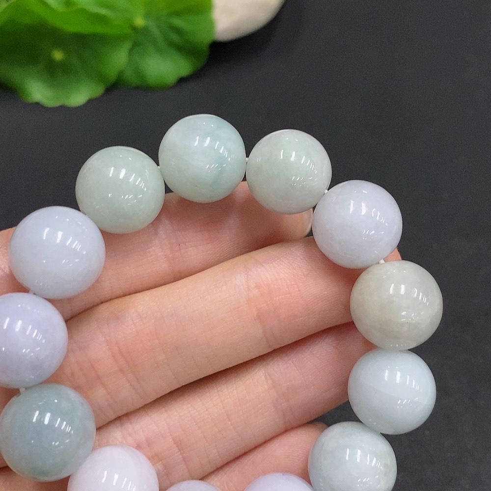 F35124100 Jadeite Bracelet Total Weight Approx. 51.5g Size 13.3mm