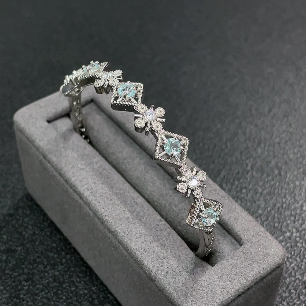 C34007342 Topaz Bracelet Non-Gold Total Weight Approx. 9.28g Stone Size About 3.5mm