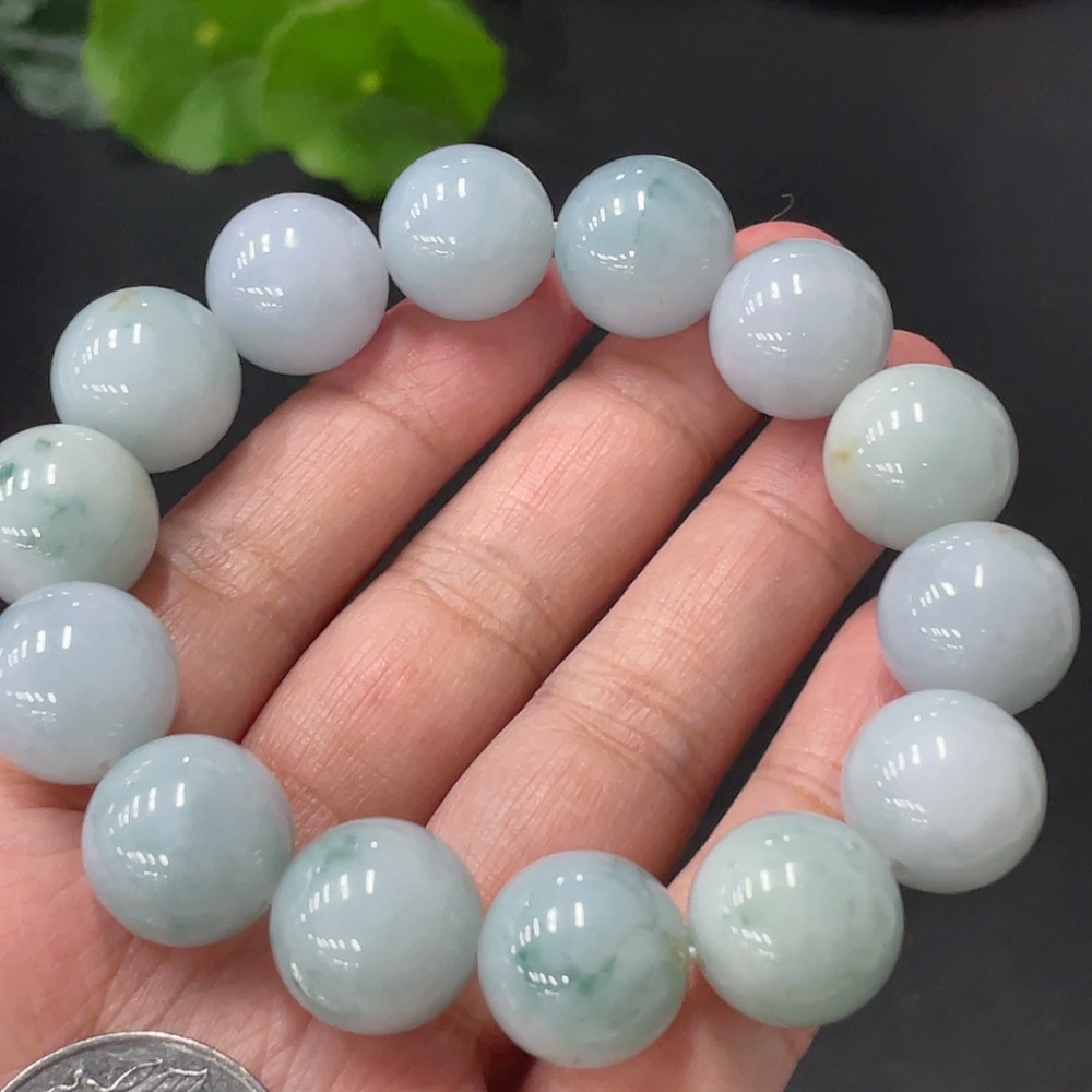 F22545744 Jadeite Bracelet Approx.14.8mm Total Weight 77.782g