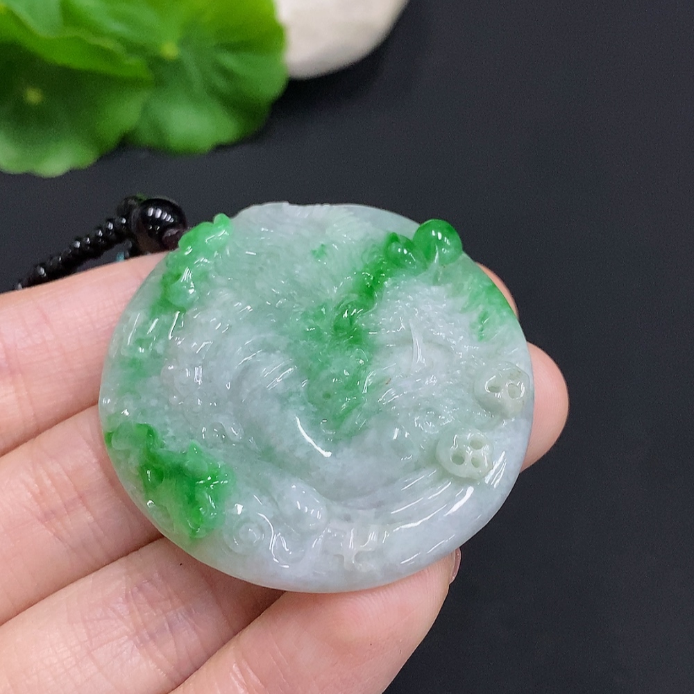 F35125660 Jadeite Pendant of Buddha's Enlightenment