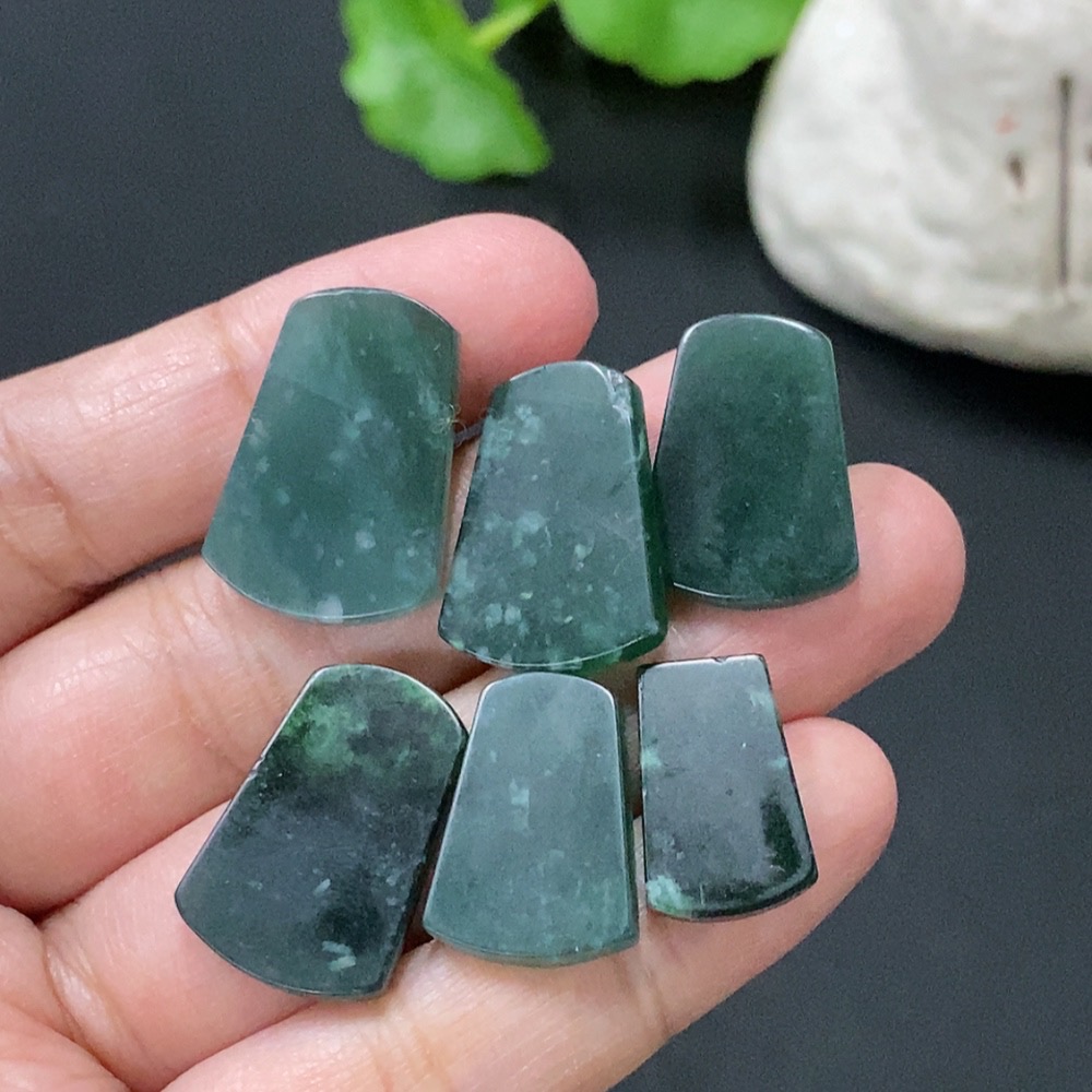 F35146111 Jadeite Rough Pendant Plain Pendant Sell as a Lot