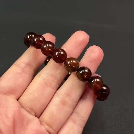 C22466968 Amber Beeswax Bracelet Approx.10.5mm Total Weight Approx.12.1g