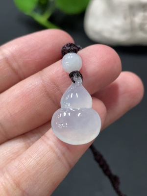 F33909959 Jadeite Gourd Pendant Total Weight Approx. 3.85g