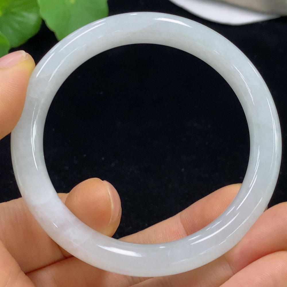 F35137280 Jadeite Round Bangle Total Weight Approx. 36.64g Size 53.6