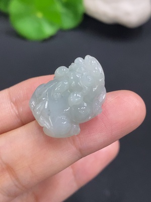 F30484266 Jadeite Pixiu Pendant, Total Weight Approx. 7.9g