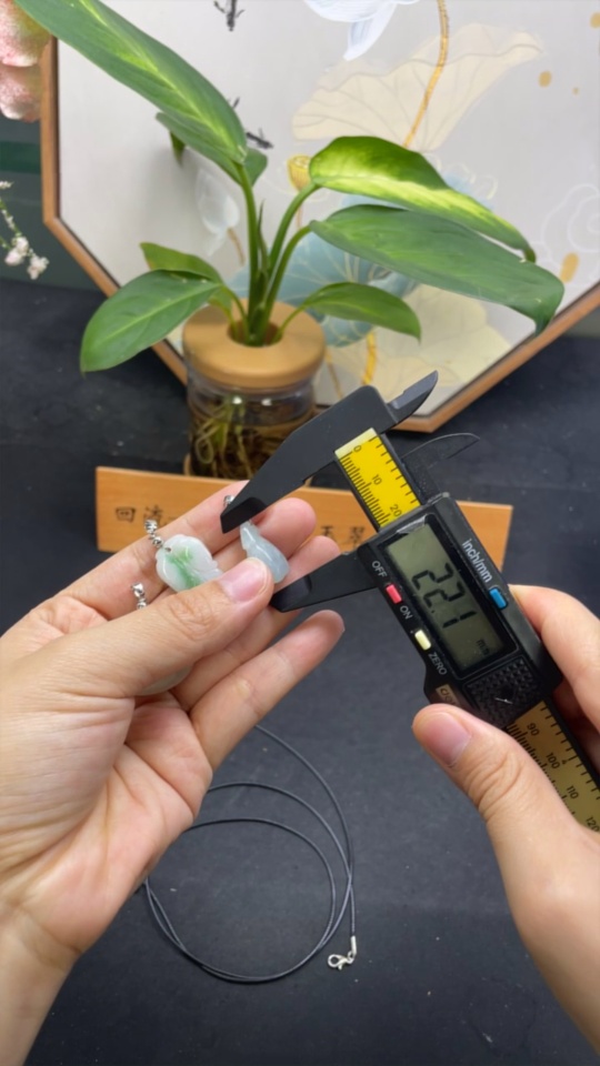 F33896090 Jadeite Pendant Non-Gold Inlaid