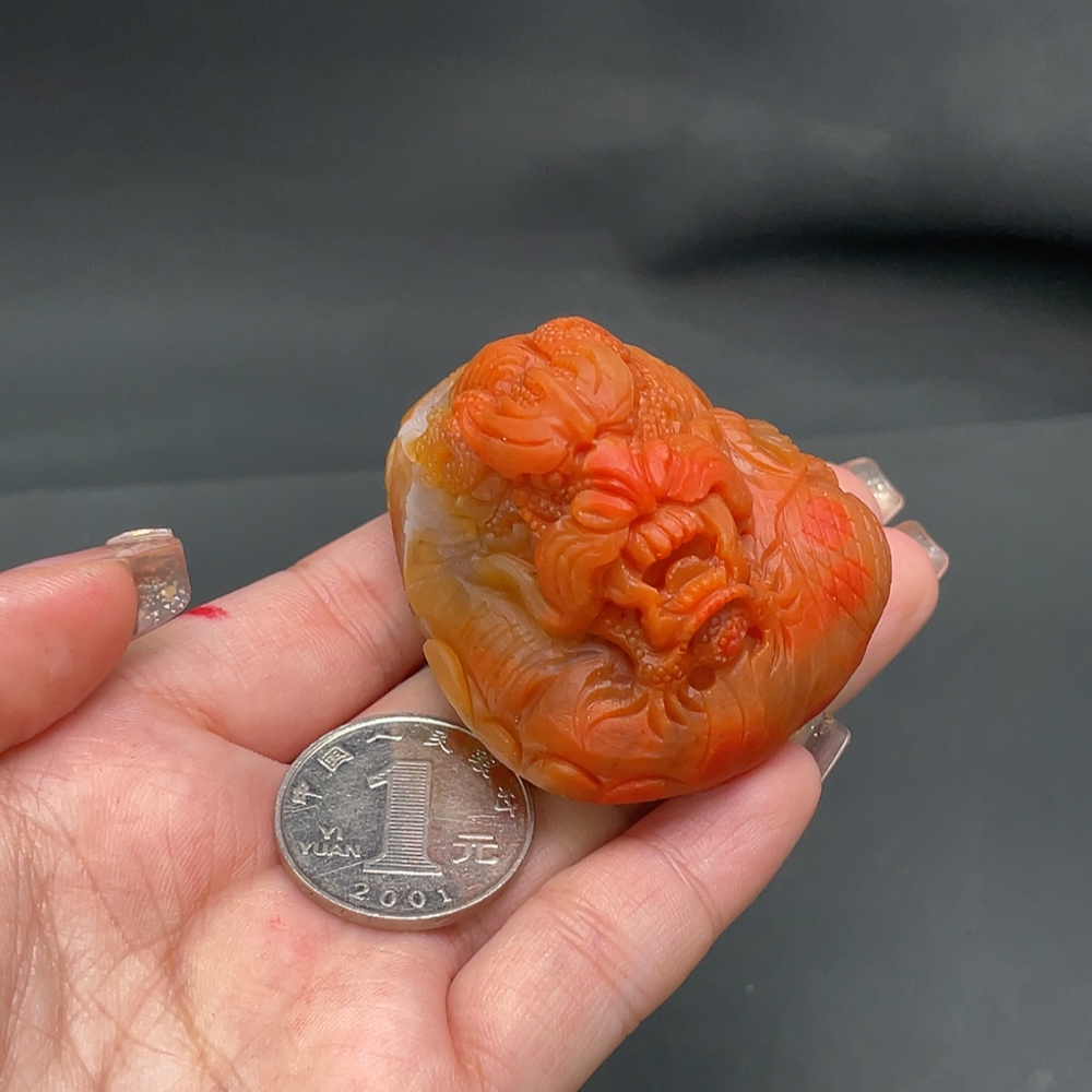 C14537414 South Red Agate Pendant Approx. 112.05g
