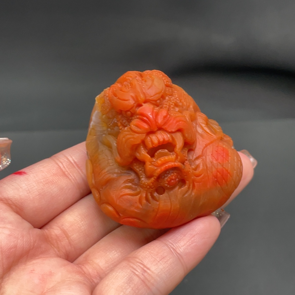 C14537414 South Red Agate Pendant Approx. 112.05g