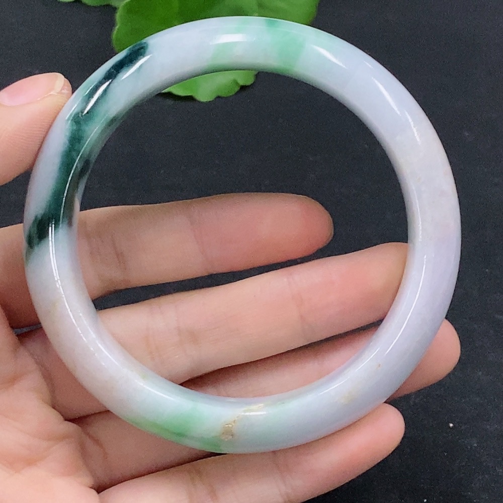 F32695883 Jadeite round bracelet, loop size 58.4, total weight approx. 80.72g