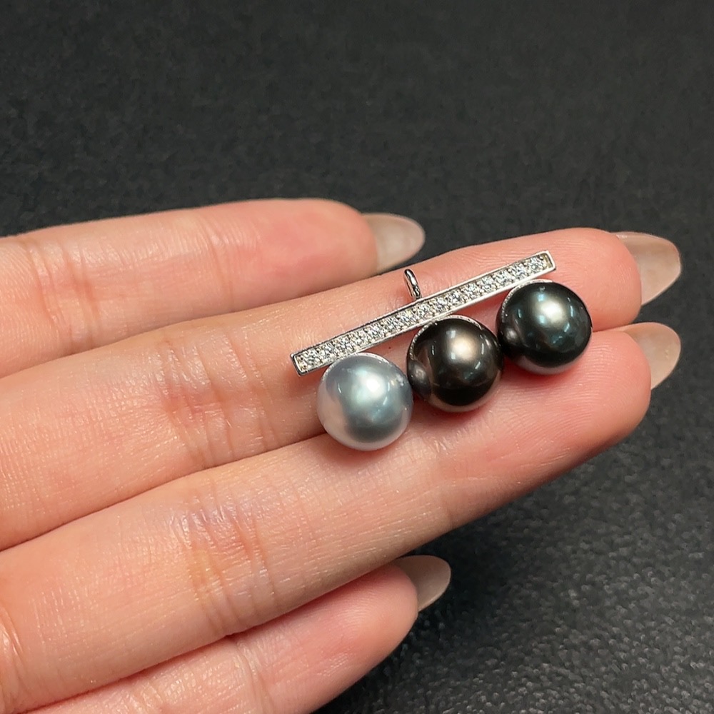 C33889753 Seawater Pearl Pendant, Color Origin Undetermined, Non-Gold, Total Weight Approx. 5.03g, Size Approx. 9.3mm