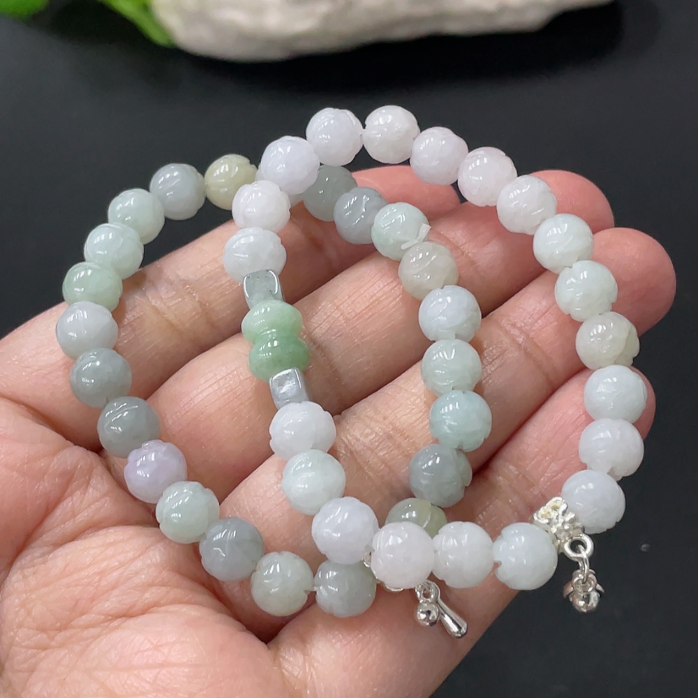 F34999427 Jadeite Bracelet Approx.7mm Accessories Non-Gold