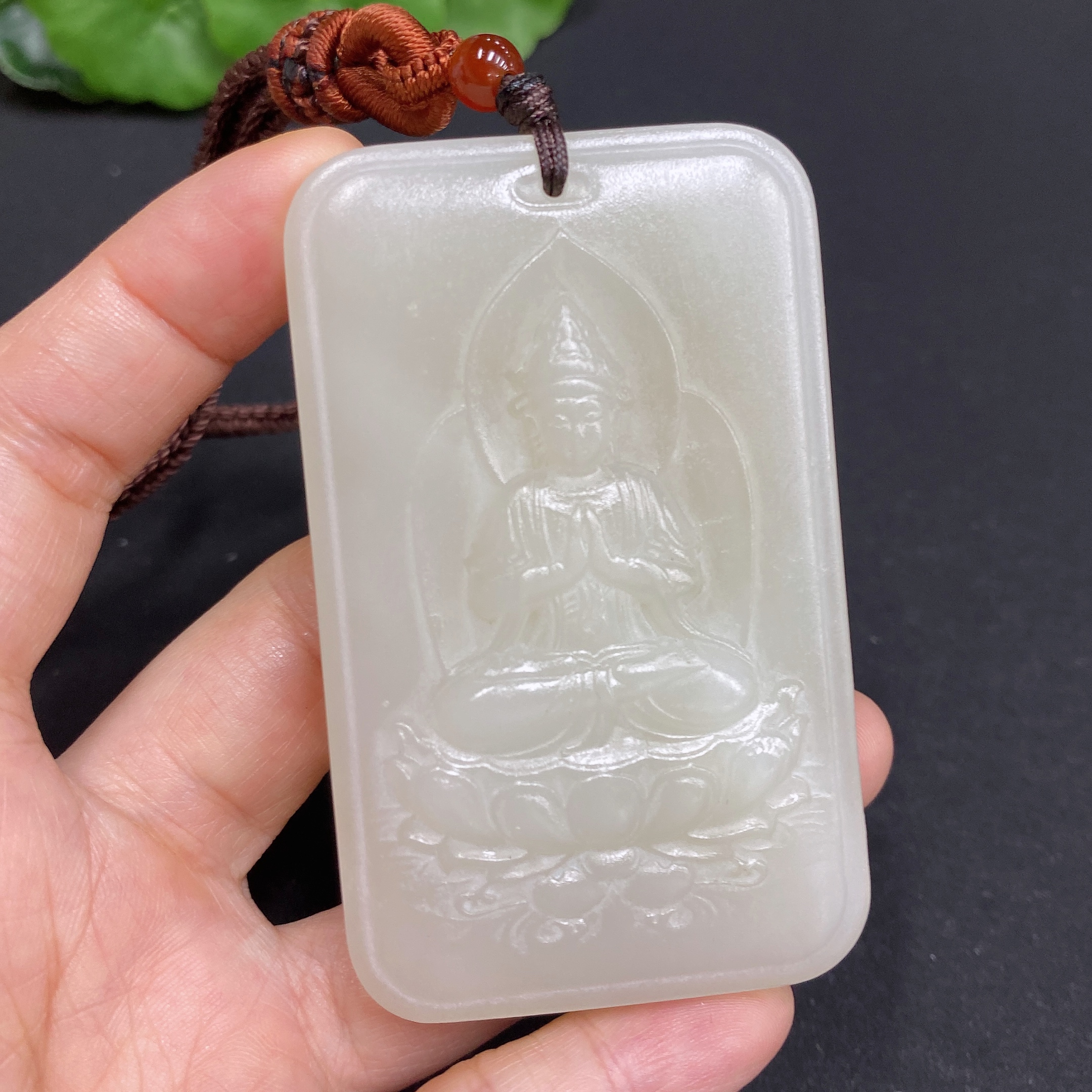 H33844773 Hetian Jade Pendant Guanyin