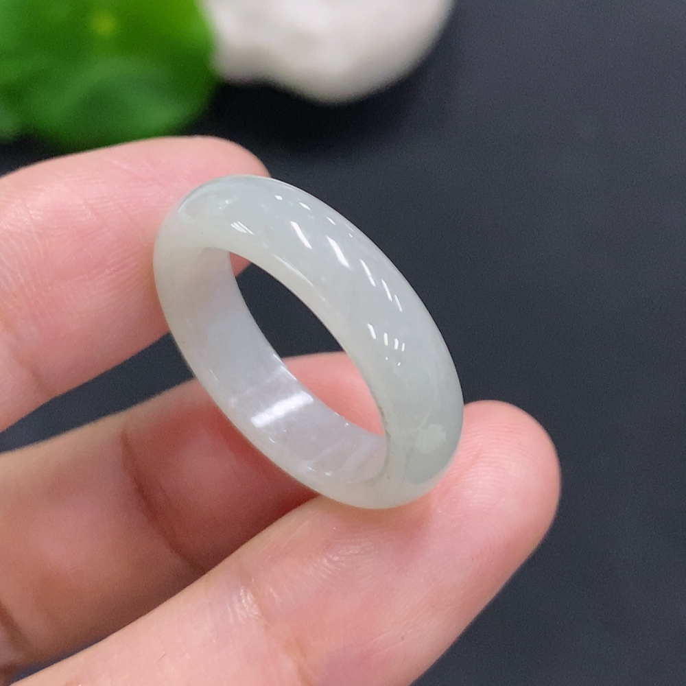 F34000563 Jadeite Ring Size 20 Total Weight Approx. 3.8g