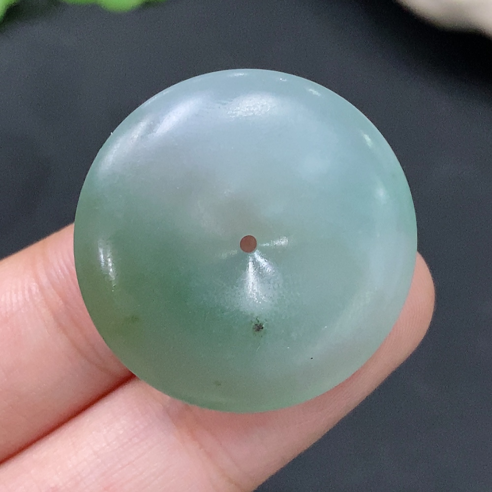 F27177949 Jadeite Pendant Total Weight Approx. 8.86g Peace Buckle Rough