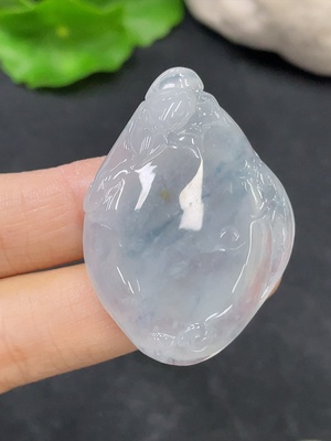 F31673560 Jadeite Pendant with Cord Total Weight Approx. 19.16g