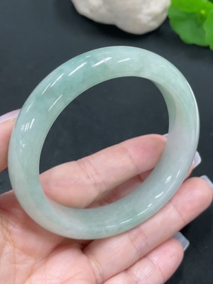 F27064645 Jadeite Round Bangle Size 56.4 Total Weight Approx. 66.7g