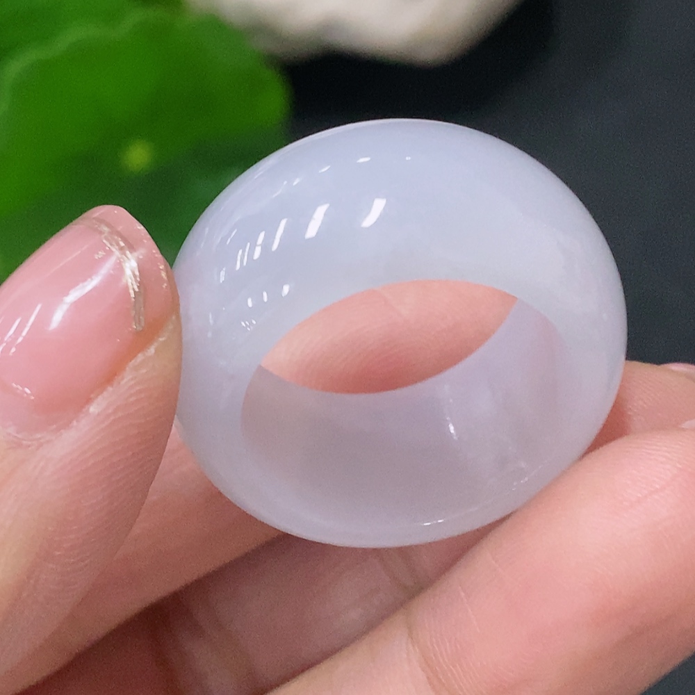 F29404634 Jadeite Ring Size 18 Total Weight Approx. 9.63g