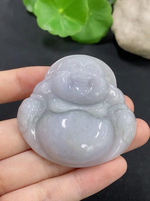 F46601388 翡翠佛公挂件 货品总重约48.94g