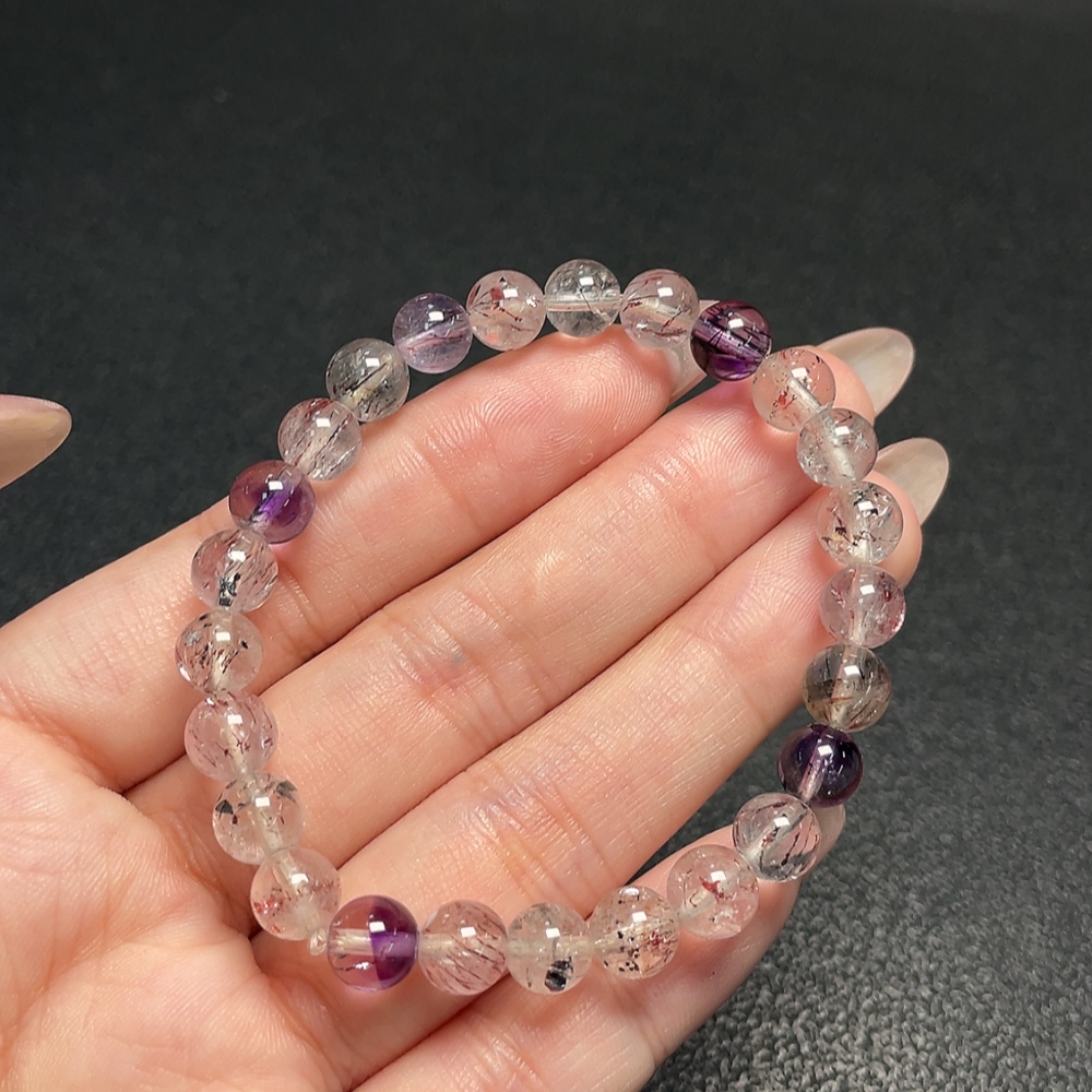 C34066899 Crystal Bracelet Total Weight Approx.12.61g Size About 7mm