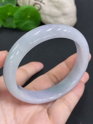 F34001668 Jadeite Round Bangle Size 57.9 Total Weight Approx. 55.7g