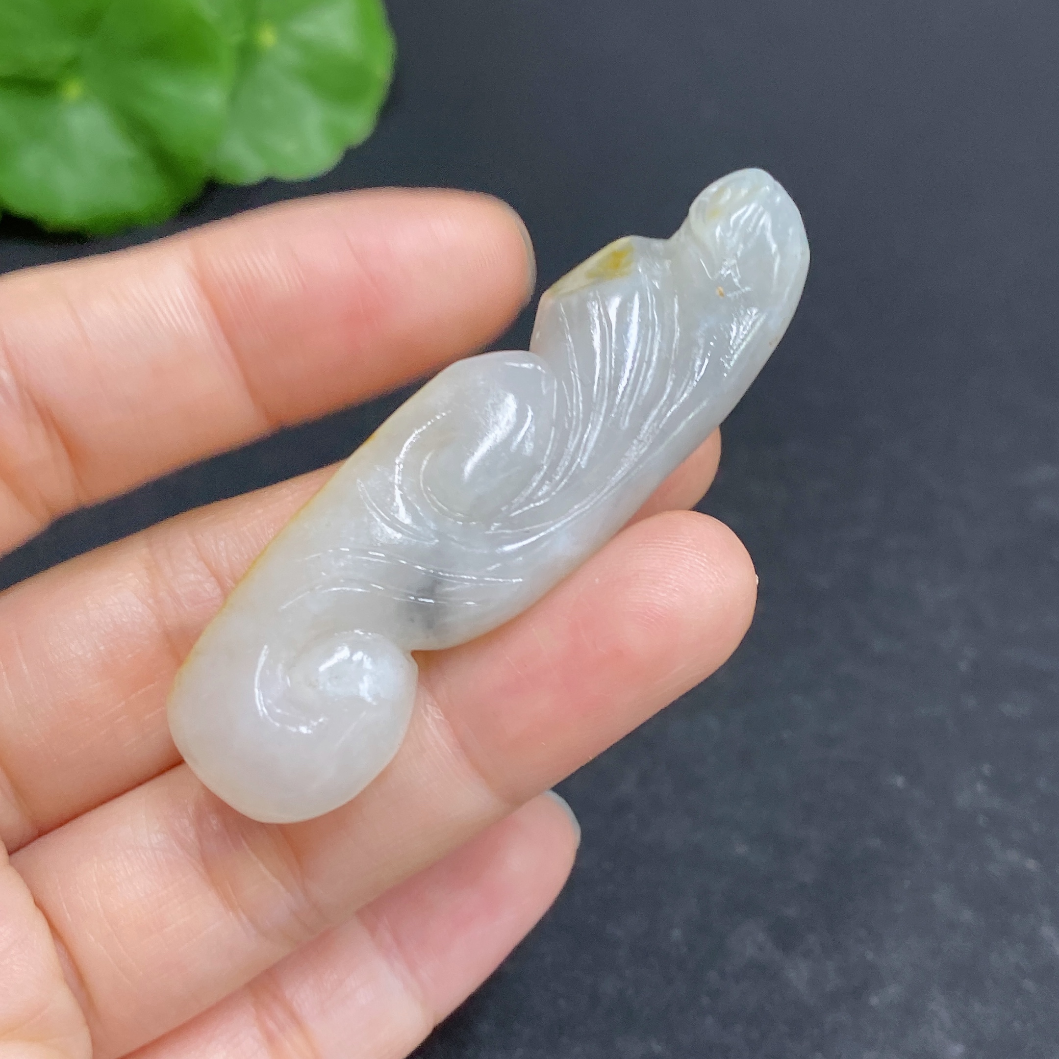 H32814150 Hetian Jade Pendant Ruyi Total Weight Approx. 16.5g Undetermined Skin Color Origin