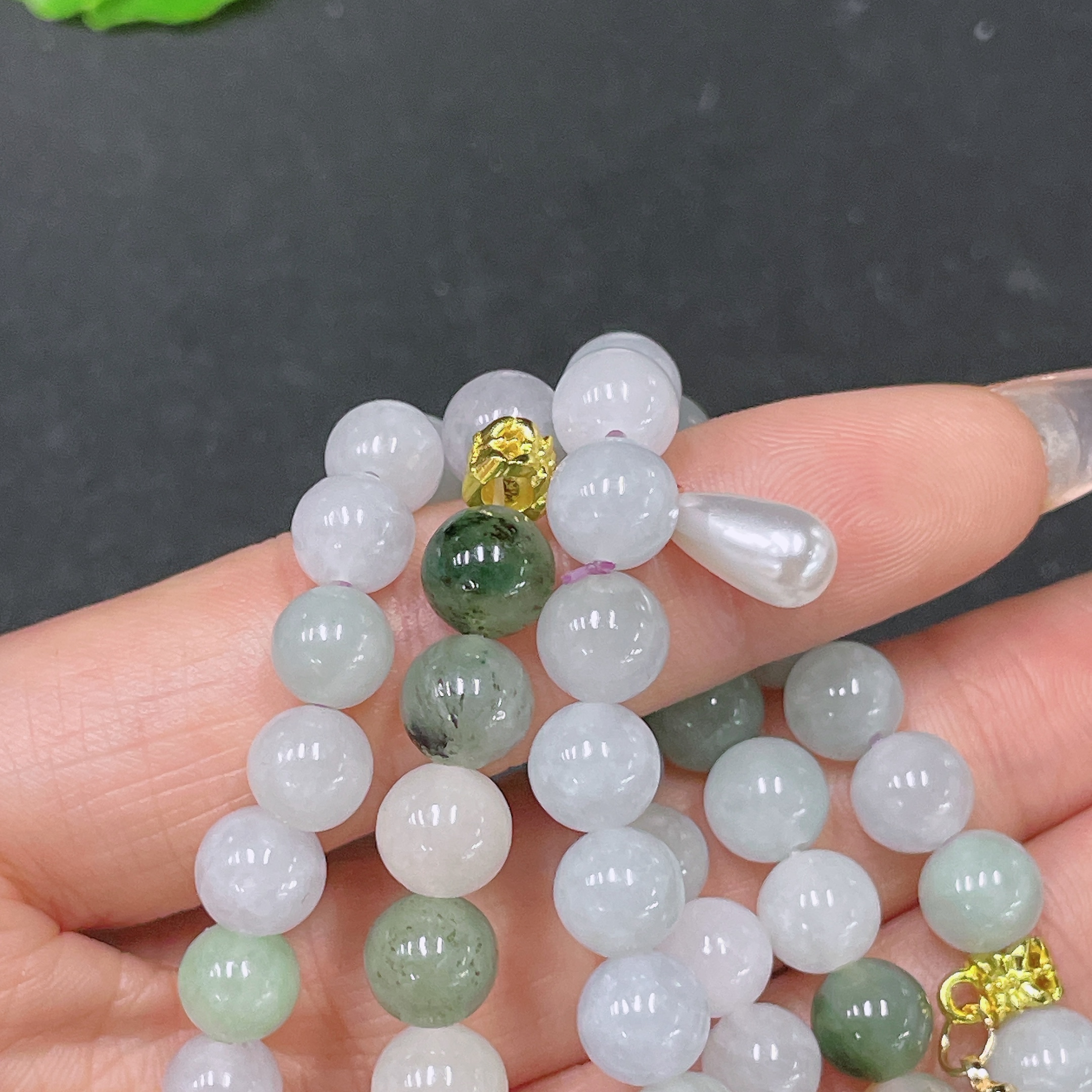 F34064158 Jadeite Bracelet Sell as a Lot Non-Grade A Beads
