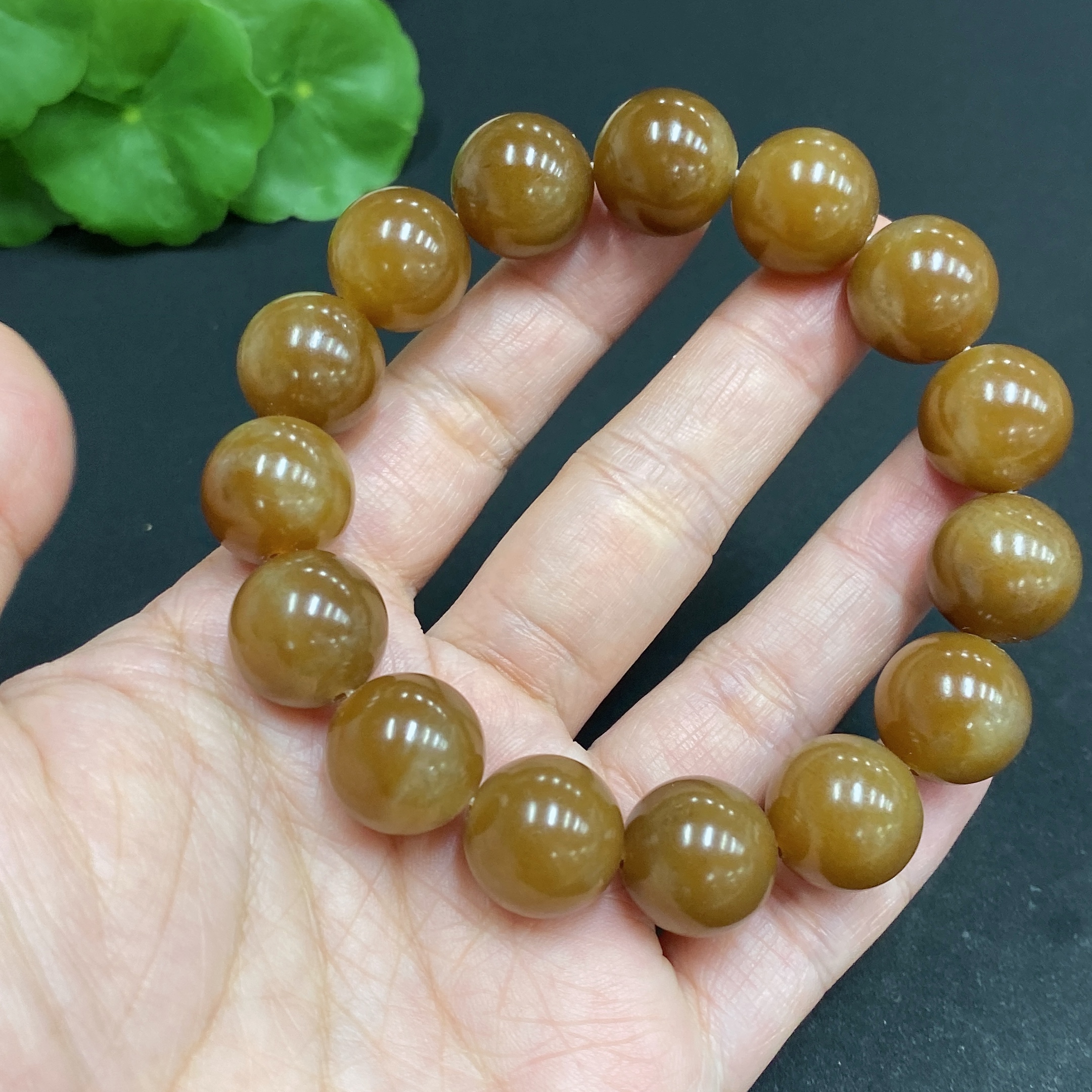 H34970537 Hetian Jade Bracelet, about 13.8mm, total weight about 64g