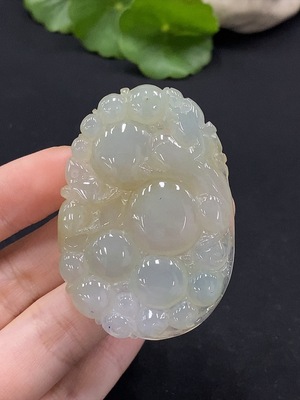 F33927588 Jadeite Pendant Total Weight Approx. 19.69g