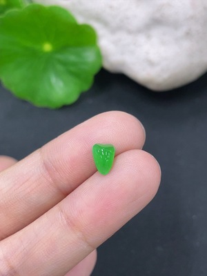 F41934507 翡翠镶嵌件 货品总约重0.15g