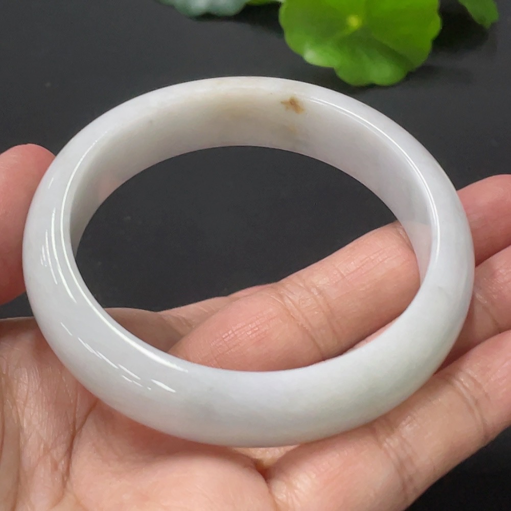 F29354839 Jadeite Round Bangle, Total Weight Approx. 53.9g, Size 54.9