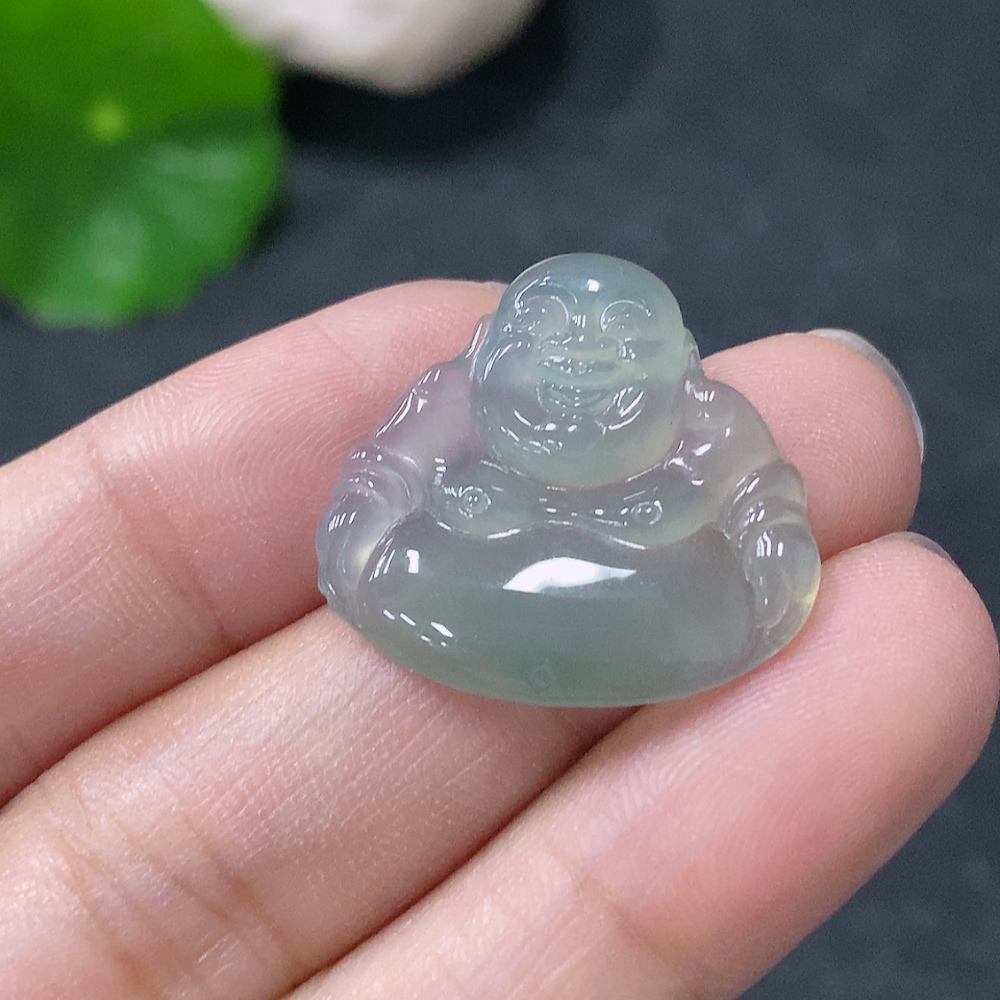 F34954765 Jadeite Pendant Buddha, Total Weight Approx. 2.32g