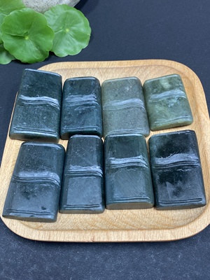 H33844449 Hetian Jade Pendant Bamboo Node Total Weight Approx. 223.3g