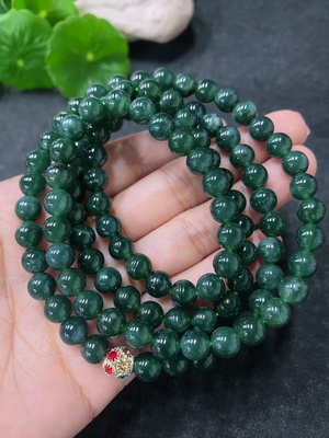 F34998145 Jadeite Bead Necklace Approx. 7mm Total Weight Approx. 59.25g Non-Gold