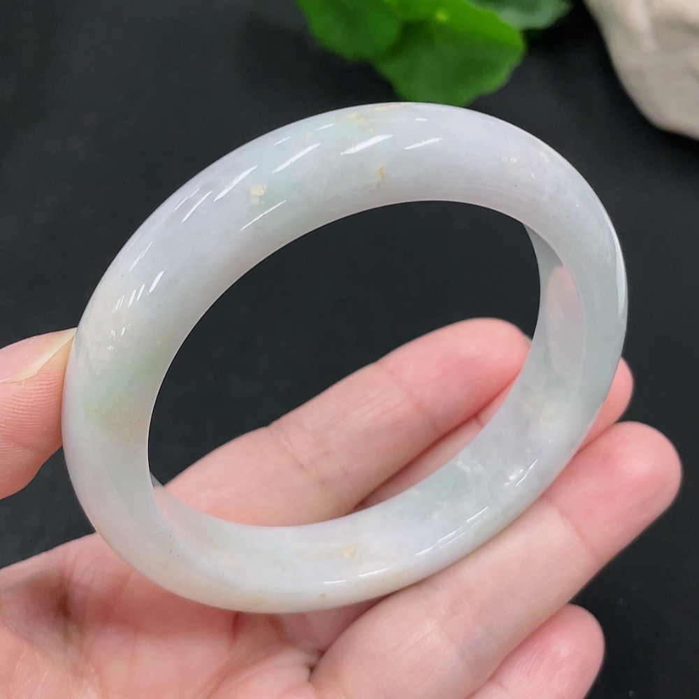 F29344788 Jadeite Round Bangle, Size 56, Total Weight Approx. 58.6g
