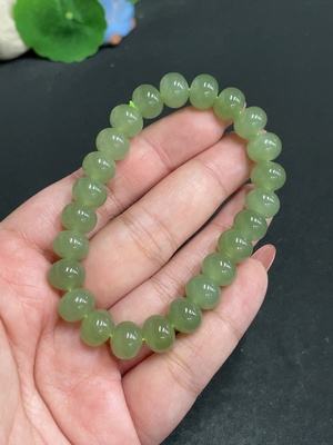 H34005695 Hetian Jade Bracelet, Approx. 9.3mm, Total Weight Approx. 31.3g